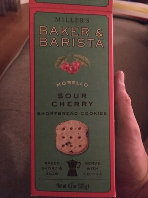 Morello Sour Cherry Shortbread Cookies