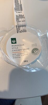 Moroccan Style Chicken Salad