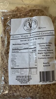 Mother Natures Granola