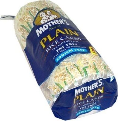 Mothers rice cake no salt