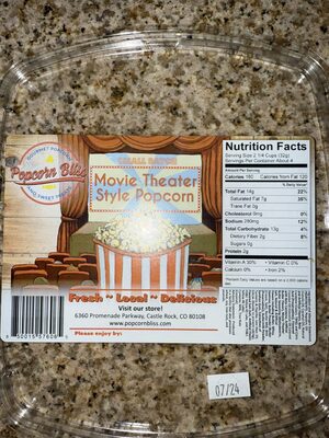 Movie Theater Style Popcorn