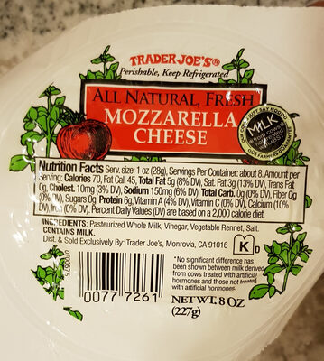 Mozzarella Cheese