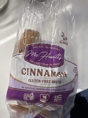 Ms. Hewitt’s Gluten Free Cinnamon Bread