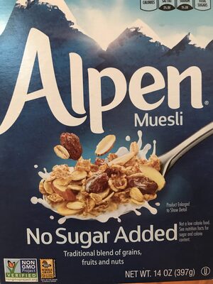 Muesli Cereal No Sugar Added