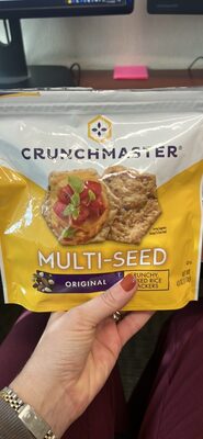 Multi-Seed Original Crunchy Baked Rice Crackers