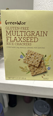 Multigrain Flaxseed Rice Crackers