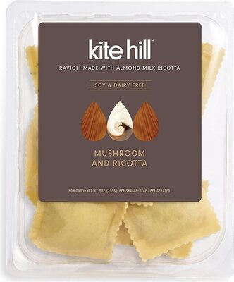 Mushroom and ricotta ravioli