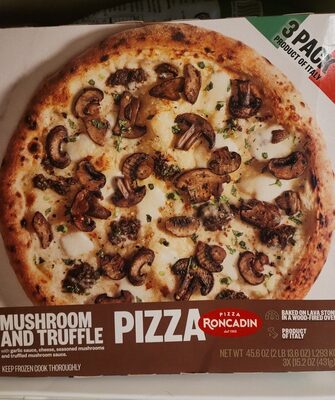 Mushroom and truffle pizza