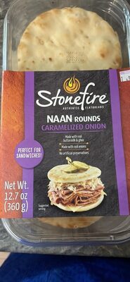 NAAN ROUNDS CARAMELIZED ONION