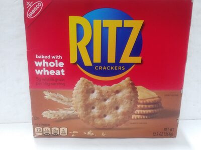 Nabisco ritz crackers whole wheat 1x12.9 oz