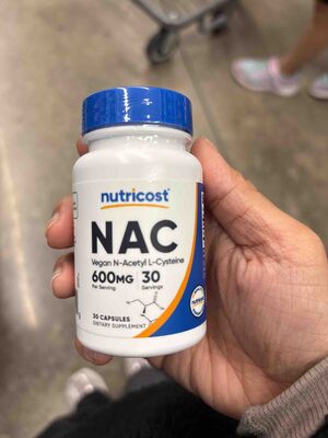 Nac Vegan N-acetyl L-cysteine 600mg