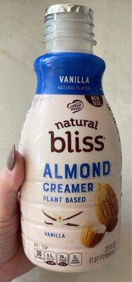 Natural bliss almond creamer