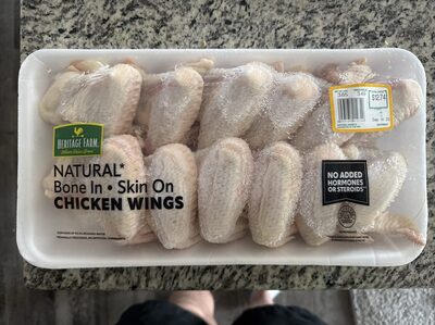 Natural Bone In Skin On Chicken Wings