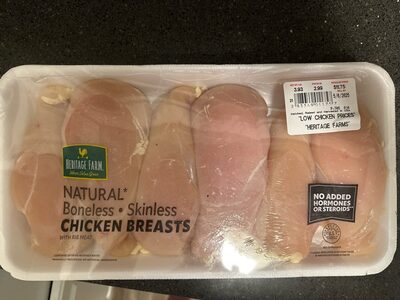 Natural Boneless Skinless Chicken Breast
