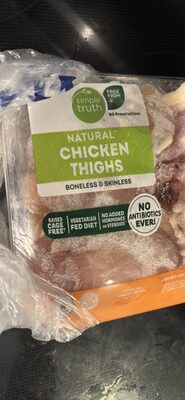 Natural Chicken Thighs Boneless & Skinless