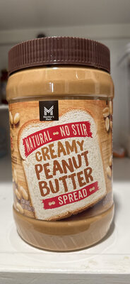 Natural Creamy Peanut Butter Spread