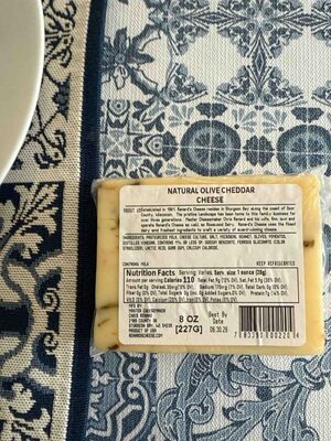 Natural Olive Cheddar Cheese