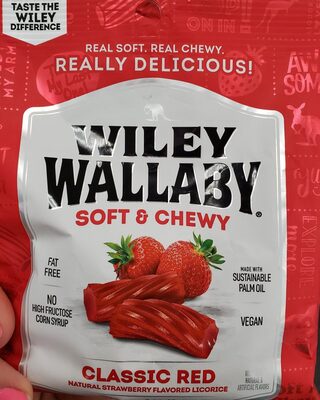 Natural Strawberry flavor licorice