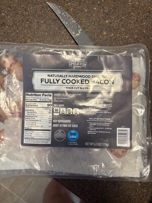 Naturally Hardwood Smoked Fully Cooked Bacon