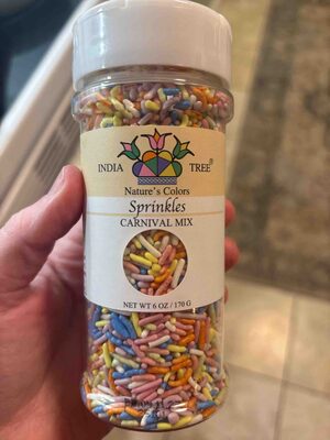 Nature's Colors Sprinkles Carnival Mix