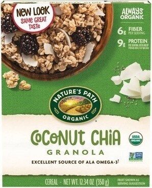 Natures path chia plus waffles