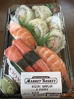 Nigiri sampler 6 Pieces
