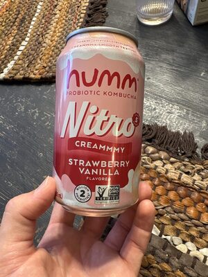 Nitro Creamy Kombucha - Strawberry Vanilla