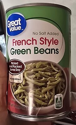 No Salt Added French Style Green Beans