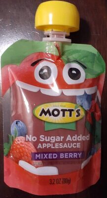 No Sugar Added Applesauce Mixed Berry