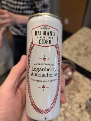 Non-alcoholic Loganberry Apfelschorle