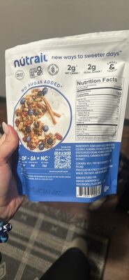 nut granola blueberry cinnamon