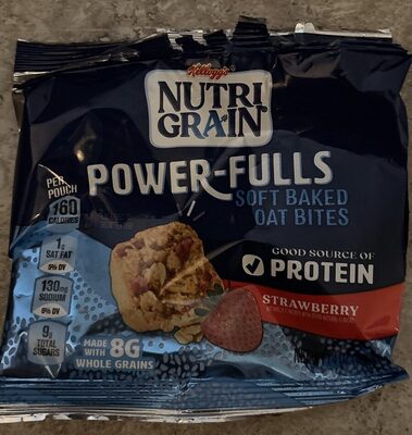 Nutri-Grain Power-FULL's Soft Baked Oat Bites Strawberry