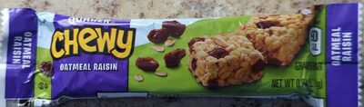 Oatmeal raisin granola bar, oatmeal raisin