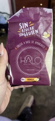 Obleas a base de amaranto