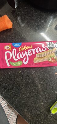 Obleas Playeras sabor frutilla