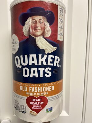 Old fashioned 100% whole grain oats, old fashioned