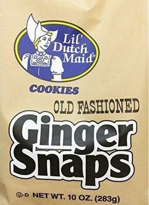 Old fashioned ginger snaps cookies