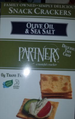 Olive oil & sea salt crackers