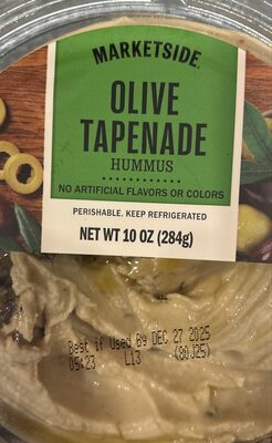 Olive tapenade hummus