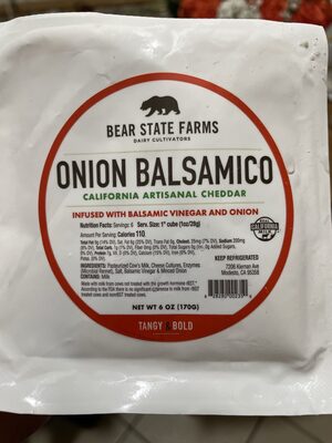 Onion Balsamico California Artisanal Cheddar