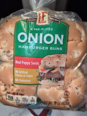 Onion Hamburger Buns