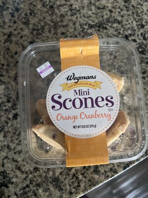 Orange Cranberry Mini Scones