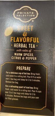 Orange ginger turmeric herbal tea