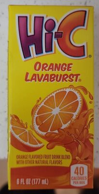 Orange Lavaburts