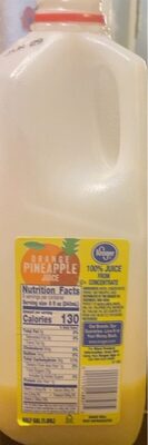 Orange pineapple juice