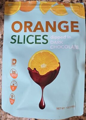 Orange Slices Dipped In Dark Chocolate