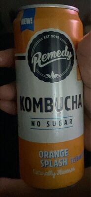 Orange Splash Kombucha