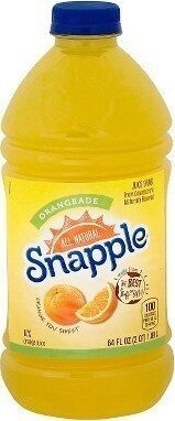 Orangeade juice drink from concentrate