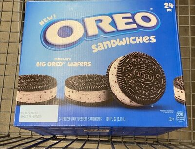 Oreo Ice Cream Sandwiches