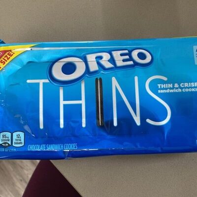 Oreo thins cookies family size orginial1x13.1 oz